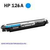 Cartus Toner HP CE 311A, HP 126A, CRG 729, Compatibil, CYAN, 1000 pagini, HP CP1025 CP-1025 CP 1025